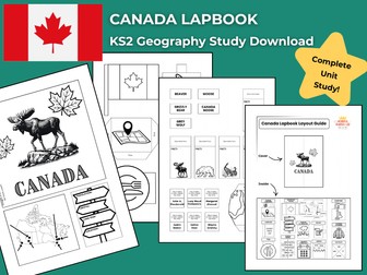 Canada KS2 Geography Activities | Lapbook
