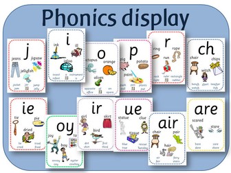 Phonics flashcards