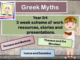 Greek Myths   Complete Scheme of Work. KS2