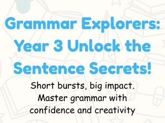 Year 3 Grammar Workbook