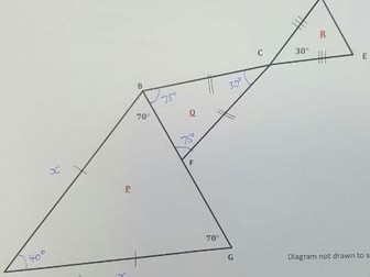 New GCSE Problem Solving: Problem 2 - A Trio of Triangles (Grade 7/8)