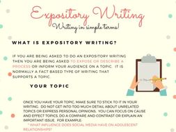 Expository Writing Info Sheet
