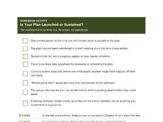 After the Launch - PDF Book reviewing your Climate Action Plan