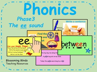 Phonics Phase 3 - The 'ee' sound