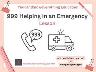 Calling 999 Helping in an Emergency Lesson