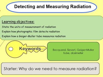 Detecting and Measuring Radiation