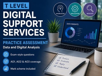 T-Level Core Paper Digital (Data and Digital Analysis) Exam Practice