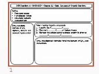 OCR AS and A-Level Chemistry: Module 4 Revision Sheets