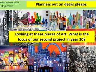 Art and Design Cityscapes KS4 Scheme of Work