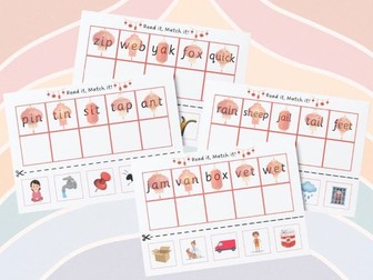 Chinese/Lunar New Year - Read it, Match it!