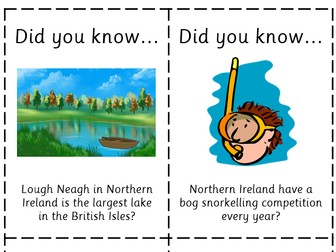 Fun Fact Cards: Northern Ireland | Teaching Resources
