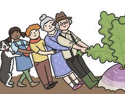 The Enormous Turnip - differentiated story
