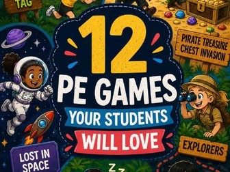 12 PE Games for Primary — No Equipment Needed, Foundation to KS2