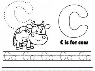 Alphabet Colouring and Tracing Booklet | Early Literacy Resource