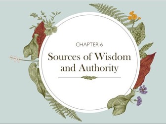Sources of Wisdom and Authority