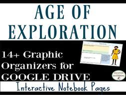 Age of Exploration Interactive Notebook Digital Graphic Organizers on Age of Discovery