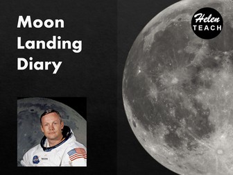 Moon Landing Diary Entry Example Text, Feature Identification & Answers