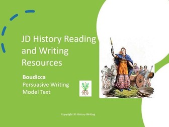 Boudicca Persuasive Writing - Model Text