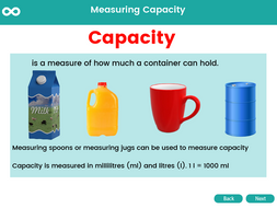 Measuring Capacity - Year 2, Key stage 1 | Teaching Resources