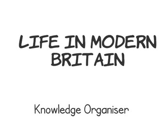 Life in Modern Britain Knowledge Organiser