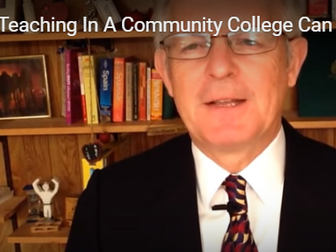 Teaching in a Community College Can be a Great Option Too