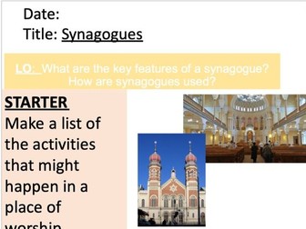 Judaism: Synagogue
