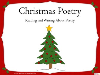 Christmas Poetry Unit of Work