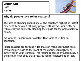 KS3/ SEN/ EAL reading intervention. 20 lessons.