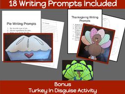 Thanksgiving Writing Booklets and Keepsake