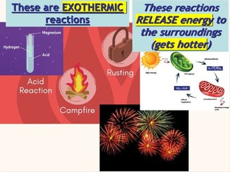 Exothermic and Endothermic reactions ppt KS4