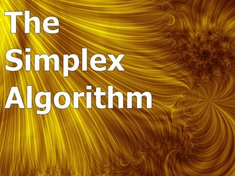 The Simplex Algorithm - PowerPoint