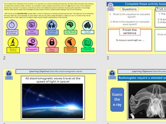 KS3 Science – Complete PowerPoint lesson on The Electromagnetic Spectrum and Reflection of Light