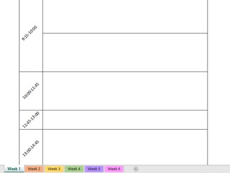 Term Planner (Excel)