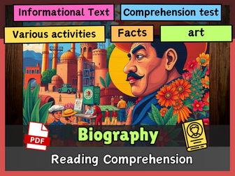 Diego Rivera Biography | reading Comprehension | Worksheets