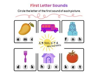 KS1 Phonics First Letter Sounds