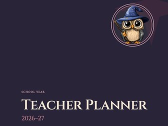 Teacher Planner 26-27