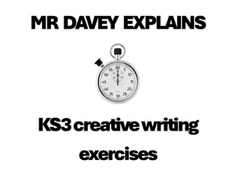KS3 creative writing exercises