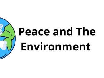 Peace and the Environment Cards