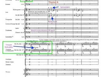 Berlioz - Symphonie Fantastique CCEA GCSE Music Annotated Score 4th Mvmt