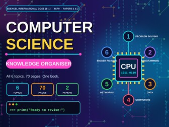 EDEXCEL IGCSE COMPUTER SCIENCE KNOWLEDGE ORGANISER 4CP0 4CP0/01 4CP0/02 PROGRAMMING THEORY