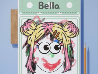 My Unique Self-portrait kit for kids