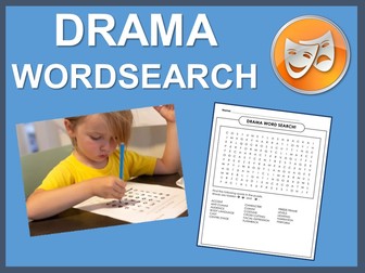 Drama Word Search