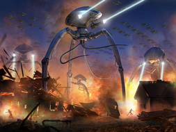 Science Fiction Writing Complete Unit of Work KS2 / KS3 (War of the Worlds) With Free Reading Test and handwriting session!