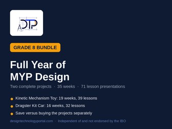 MYP Design Grade 8: Complete Year Bundle