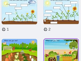 Garden and plant growth writing prompts
