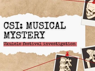 Ukulele Cover Work (Musical Mystery)