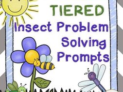 Insect Math Journals: 25 Tiered Problem Solving Prompts