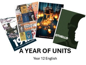 A Year of Units - Year 12 English (QCE)