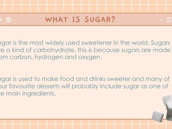 Food & Tech - Sugar and our bodies