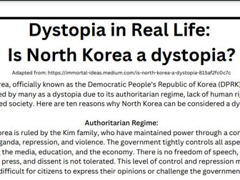 Is North Korea a Dystopia?